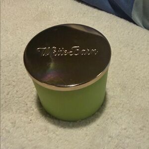 White Barn Lime Green Candle with Gold Lid